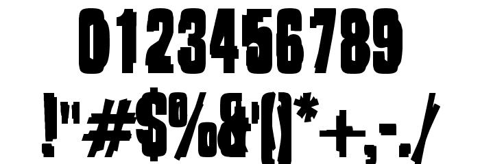 BeatGeneration Font OTHER CHARS