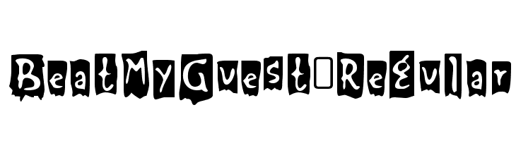 BeatMyGuest-Regular  Free Fonts Download