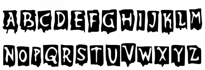BeatMyGuest-Regular Caratteri MAIUSCOLE