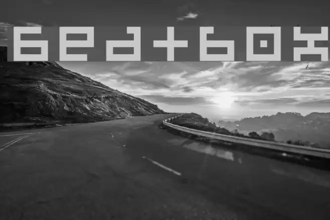 Beatbox Font examples