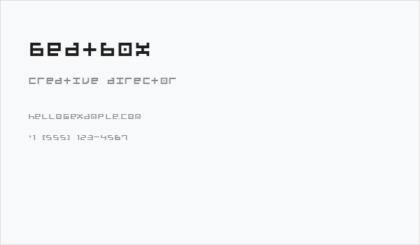 Beatbox Business Card