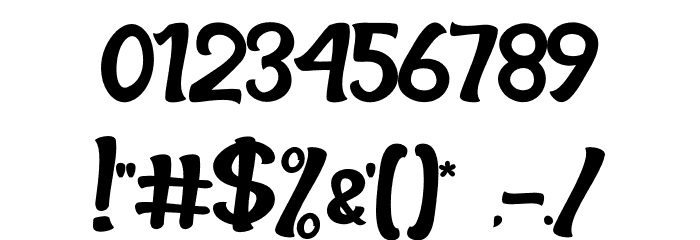 Beatgh Font OTHER CHARS