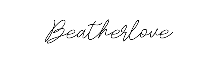 Beatherlove  Frei Schriftart Herunterladen