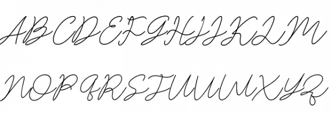 Beatherlove Font UPPERCASE