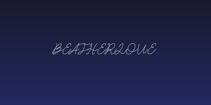 Beatherlove Social Header