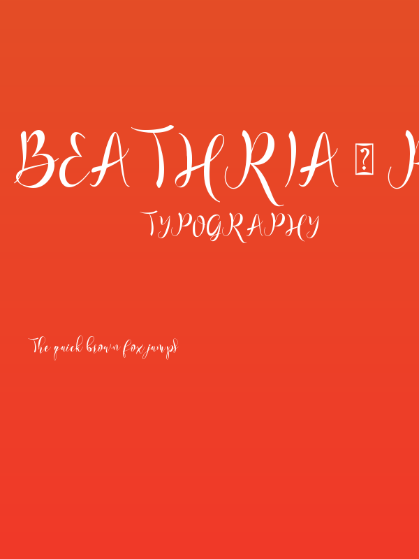 Beathria - Personal Use Poster