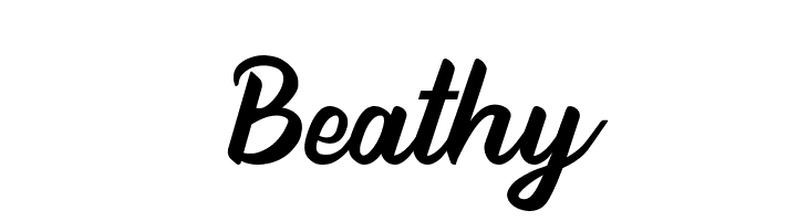 Beathy  免费字体下载