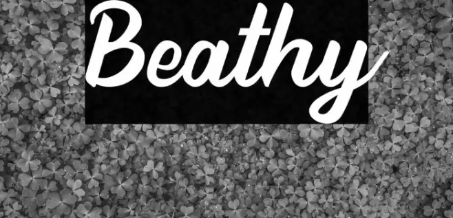 Beathy Font examples