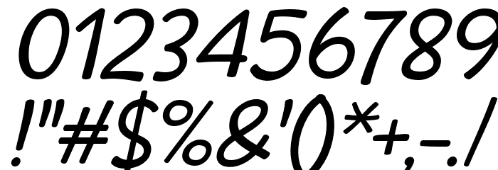 Beatific Margella Italic Font OTHER CHARS