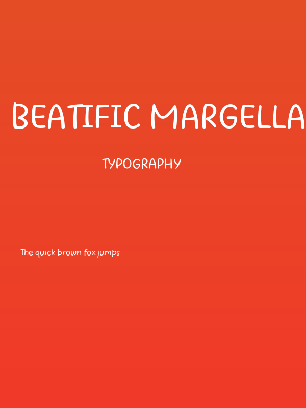 Beatific Margella Poster