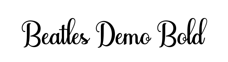 Beatles Demo Bold  Free Fonts Download