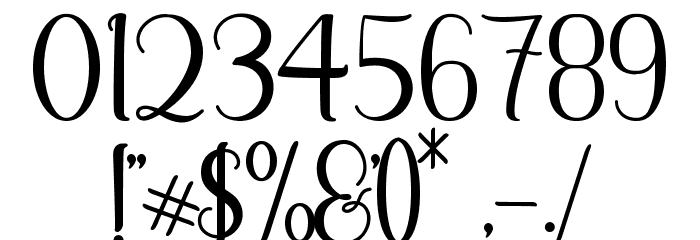 Beatles Demo Bold Font OTHER CHARS