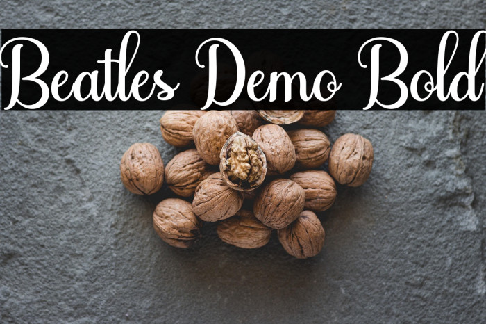 Beatles Demo Bold Example 3