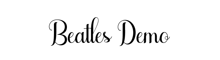 Beatles Demo  免费字体下载