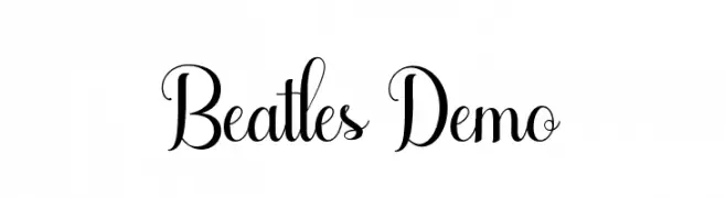 Beatles Demo  les polices de caractères gratuit tlcharger