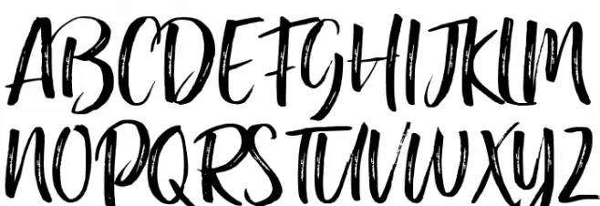 Beatley Regular Font Litere mari