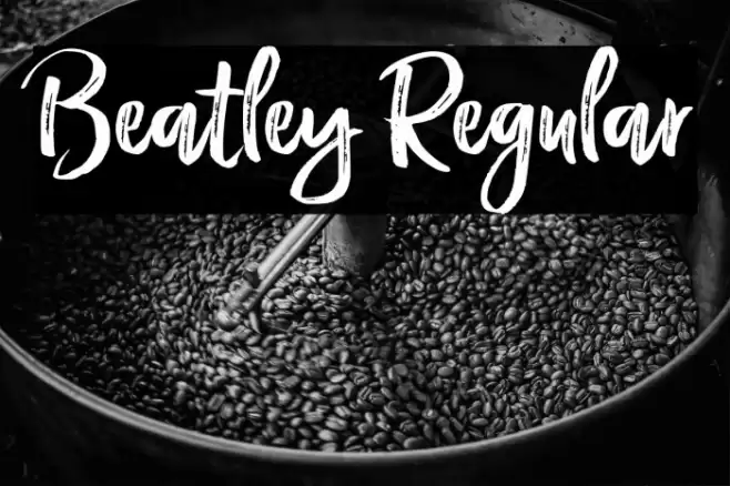 Beatley Regular Font examples
