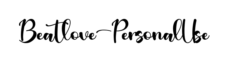 Beatlove -Personal Use  Free Fonts Download