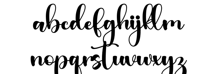 Beatlove -Personal Use Font LOWERCASE
