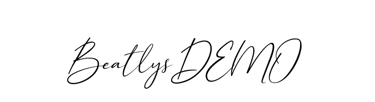 Beatlys DEMO  les polices de caractères gratuit tlcharger