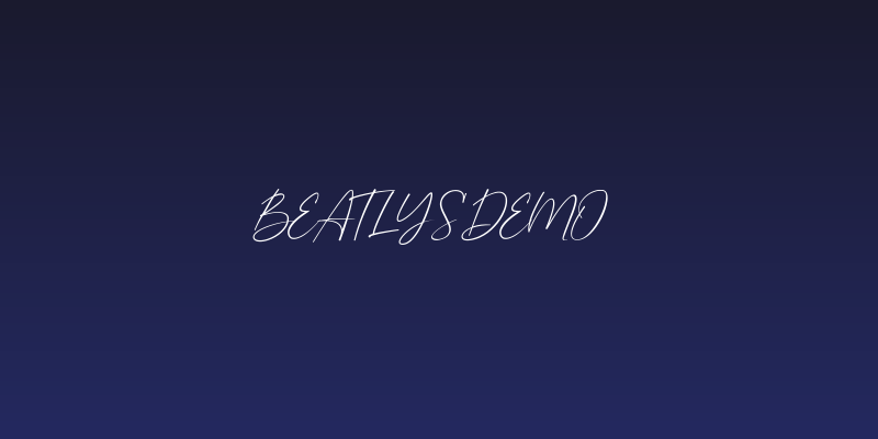 Beatlys DEMO Social Header