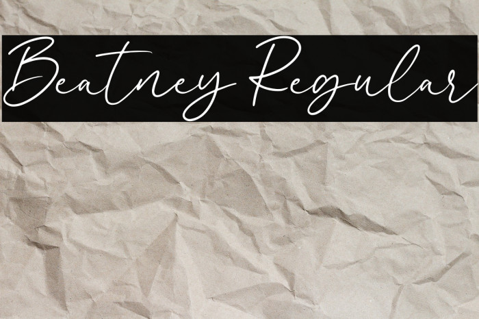 Beatney Regular Example 2
