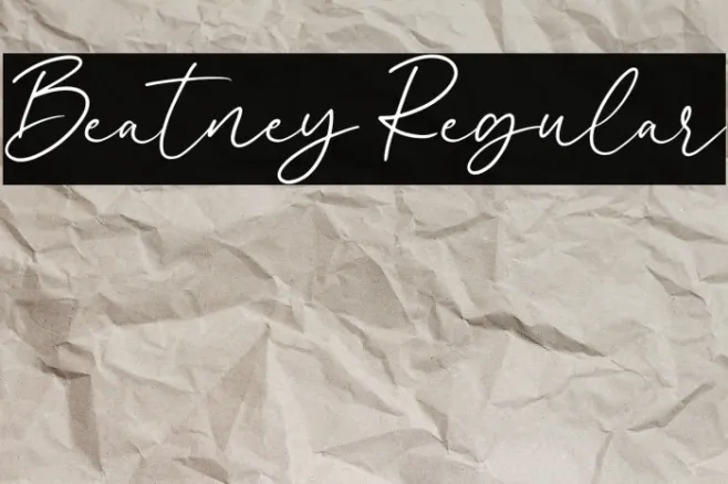 Beatney Regular Example 2