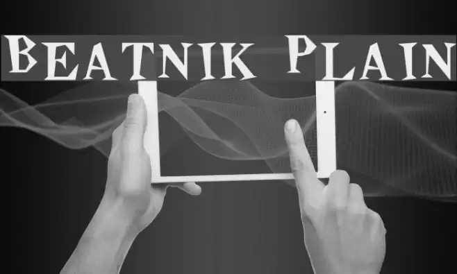 Beatnik Plain फ़ॉन्ट examples