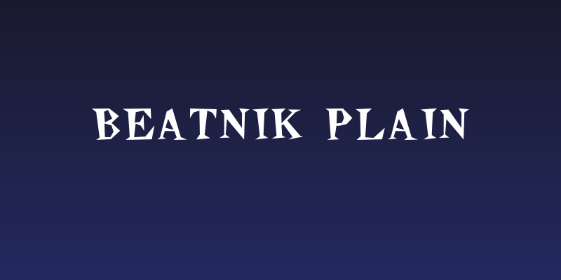 Beatnik Plain Social Header