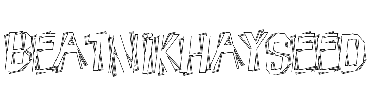BeatnikHayseed フォント