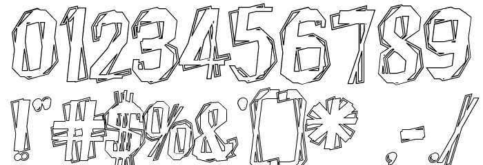 BeatnikHayseed Font OTHER CHARS