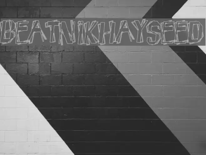 BeatnikHayseed フォント examples