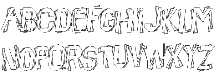 BeatnikHayseed Font LOWERCASE