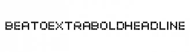 Beato-ExtraBoldHeadline  font caratteri gratis