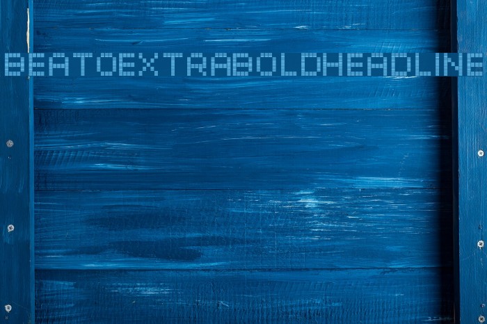 Beato-ExtraBoldHeadline Font examples