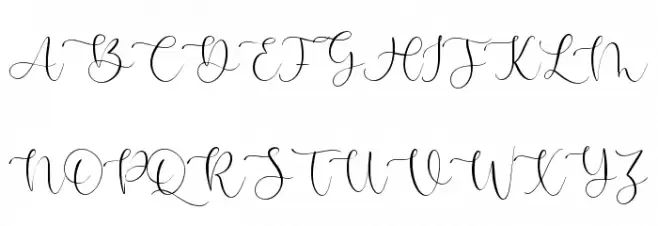 Beatrica フォント 大文字