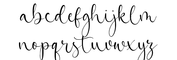 Beatrica Font LOWERCASE