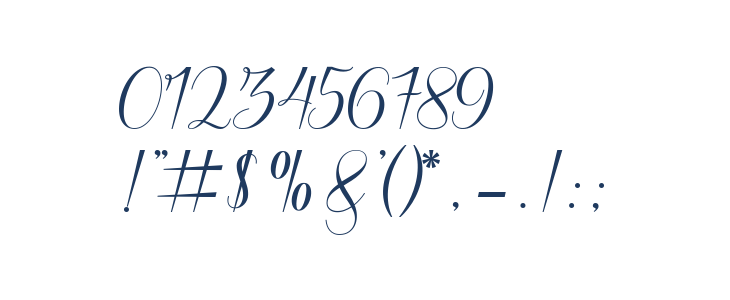 BeatriceScript-Regular Other Characters