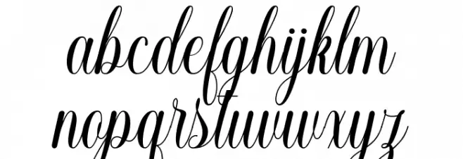 BeatriceScript-Regular Polices MINUSCULES