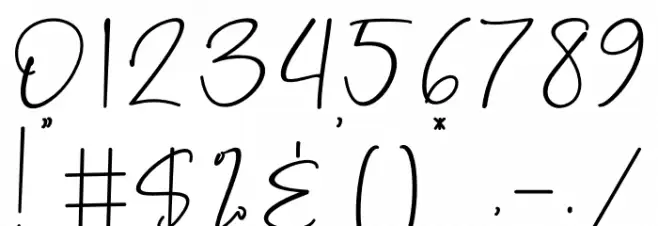 Beatrise Font OTHER CHARS