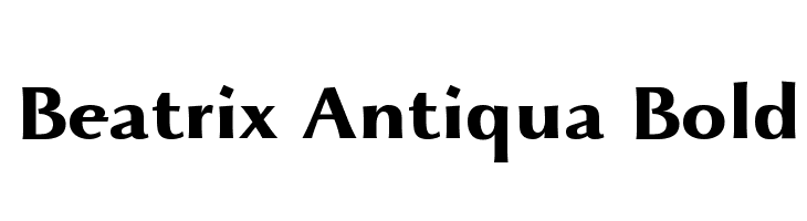 Beatrix Antiqua Bold  font caratteri gratis