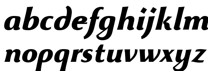 Beatrix Antiqua ExtBd Ita Font LOWERCASE
