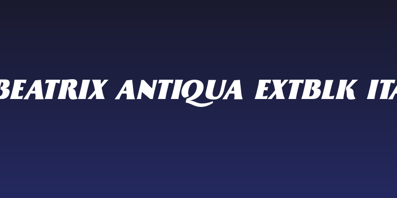 Beatrix Antiqua ExtBlk Ita Social Header