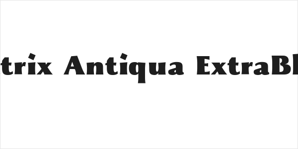 Beatrix Antiqua ExtraBlack Logo