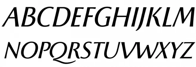 Beatrix Antiqua Italic Fonte MAIÚSCULAS
