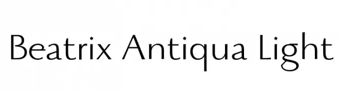 Beatrix Antiqua Light  baixar fontes gratis