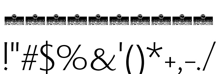 Beatrix Antiqua Light Font OTHER CHARS