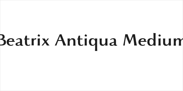 Beatrix Antiqua Medium Logo