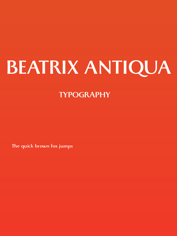 Beatrix Antiqua Medium Poster
