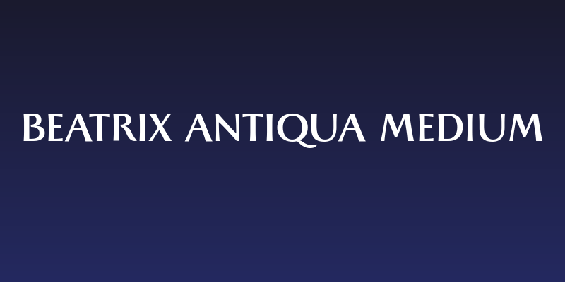 Beatrix Antiqua Medium Social Header